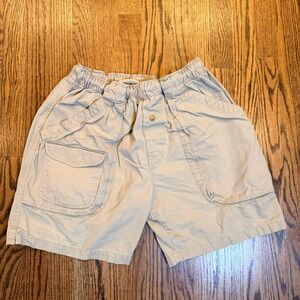Ocean Pacific OP Vintage Cargo Shorts Y2K Safari Cotton Tan Khaki Size M